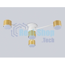 Потолочный светильник Ambrella light FL51720/4 WH/GD белый/золото GX53/4 max 12W 645*135