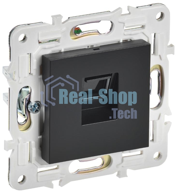 SKANDY Розетка компьютерная RJ45 кат.6 SK-K02Bl черный
