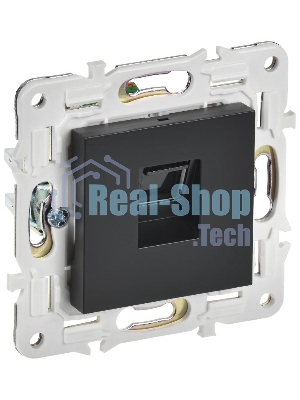 SKANDY Розетка компьютерная RJ45 кат.6 SK-K02Bl черный