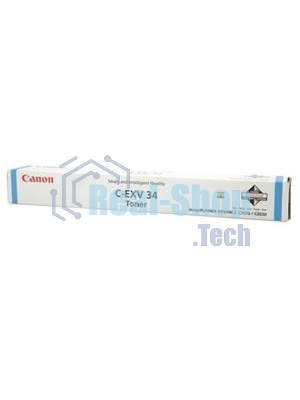 Картридж лазерный Canon C-EXV34C голубой (16000 стр.) для Canon iR C9060/C9065/C9070