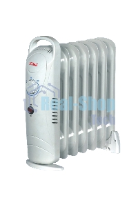 Обогреватель масляный Ресанта ОММ-7Н (7 секций) белый, 700 Вт, 10 м2, термостат 67/3/1