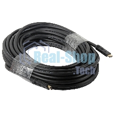 Кабель Cablexpert HDMI CC-HDMI4-20M, 19M/19M, v2.0, медь, позол.разъемы, экран, 20м, черный, пакет
