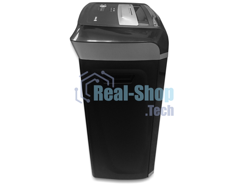 Шредер ГЕЛЕОС УМ35-4 (DIN P-4) фрагмент 3,9x30мм, 26 листов (70гр./м²), 35 литров, Уничт.скобы,скрепки,пл.карты,CD. TouchGuard.JamFree.ECO