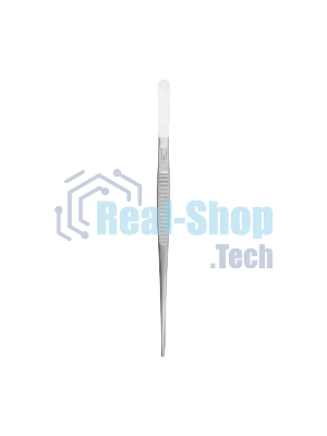 Пинцет прямой рифленый 200 мм ПРОФИ