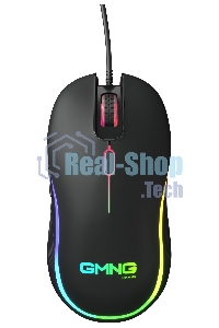 Мышь проводная Oklick GMNG 723GM черный, 3200 dpi, USB, кнопки - 6