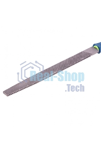 Напильник Сибртех, 250 мм плоский, двухкомпонентная рукоятка, №2