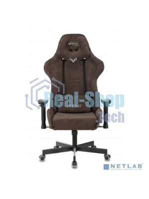 Кресло Бюрократ VIKING KNIGHT LT10 FABRIC коричневый, ткань, 120 кг, механизм качания