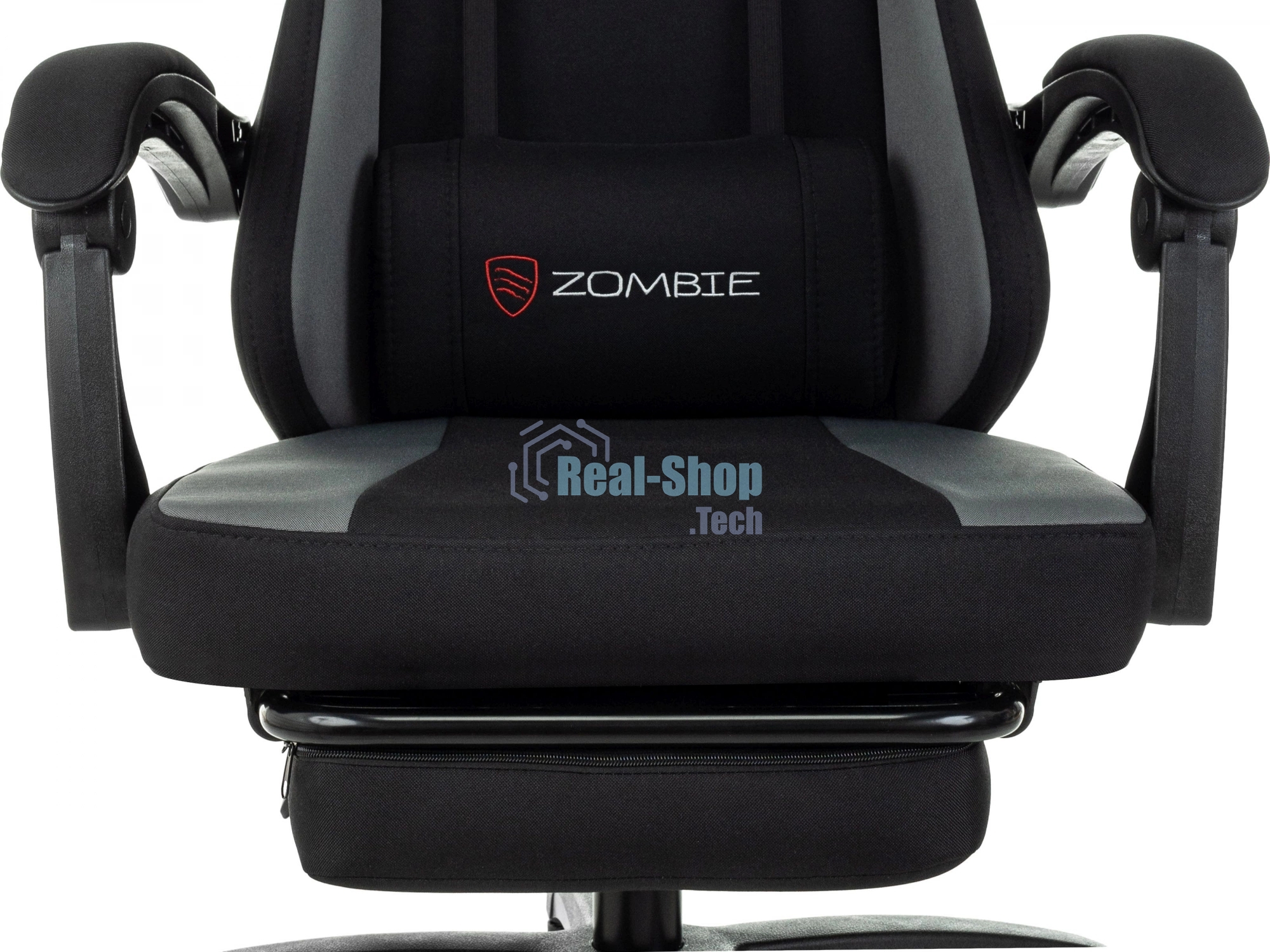 Кресло игровое Zombie Weaver черный/серый
