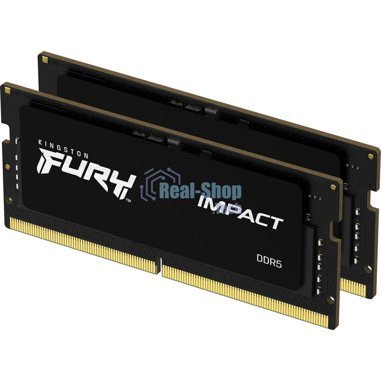Оперативная память Kingston Fury Impact, DDR5, 32GB (2x16GB), 6000MHz, CL38, SO-DIMM