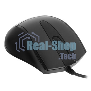 Мышь проводная A4Tech N-500FS черный, 1200 dpi, USB, кнопки - 4