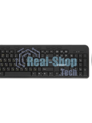 Комплект клавиатура+мышь ExeGate Professional Standard Combo MK110 проводной, USB, 1000 DPI, чёрный