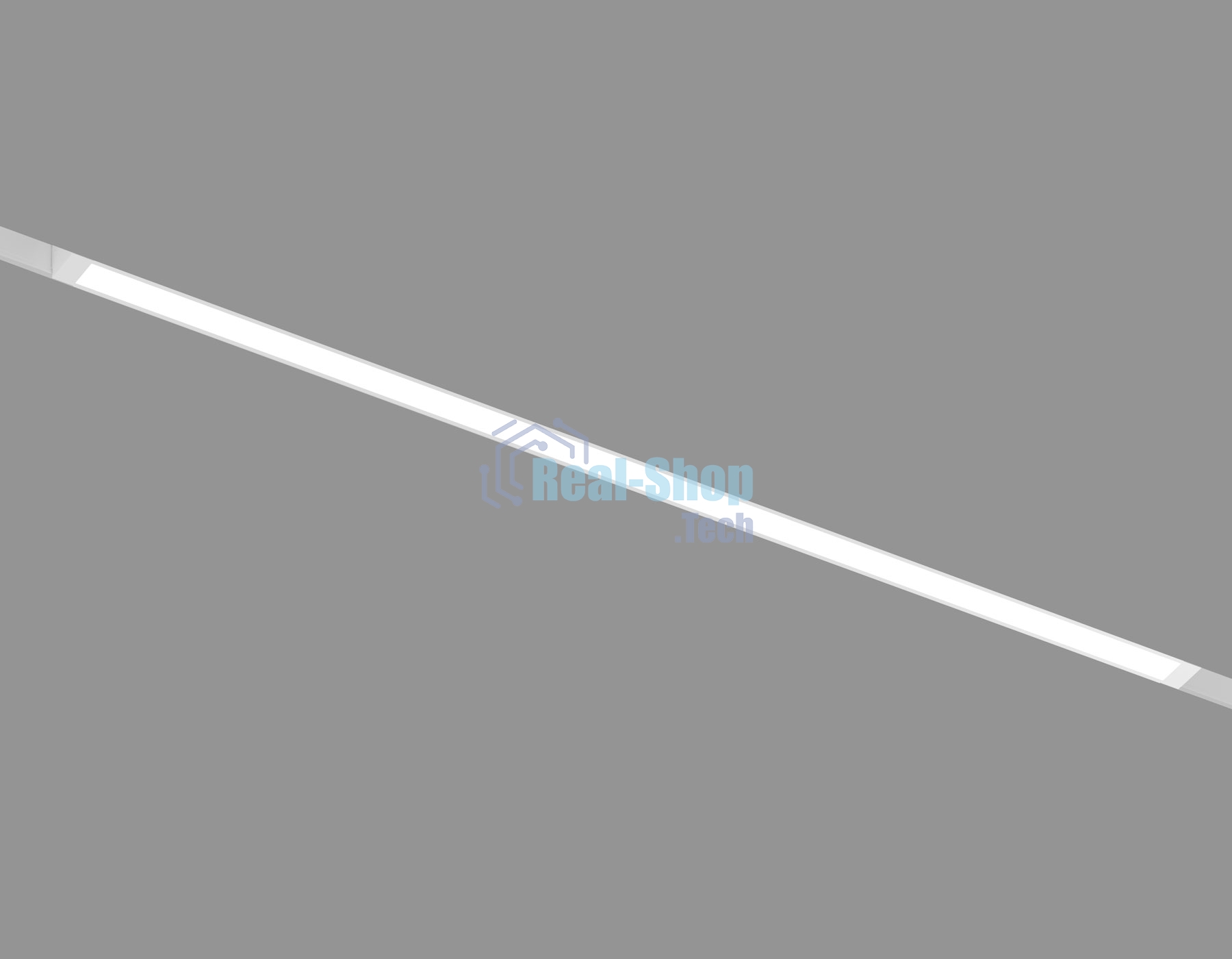 Трековый линейный светильник Ambrella light GL8060 WH белый IP20 36W 3000-6000K 220V 120° 800*25*41