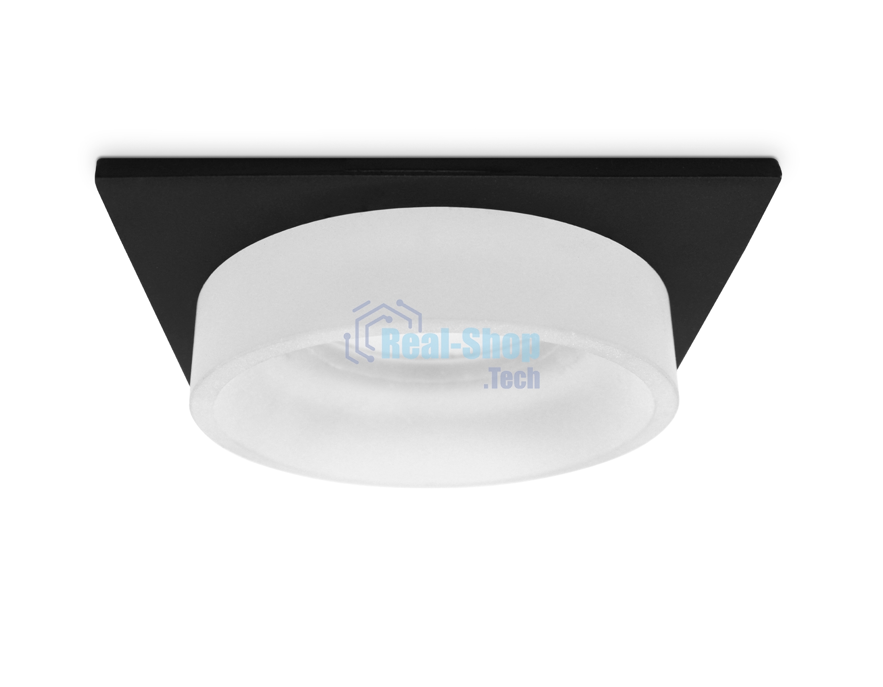 Светильник Ambrella light TN1316 SBK/FR черный песок/белый матовый GU5.3 92*92*45