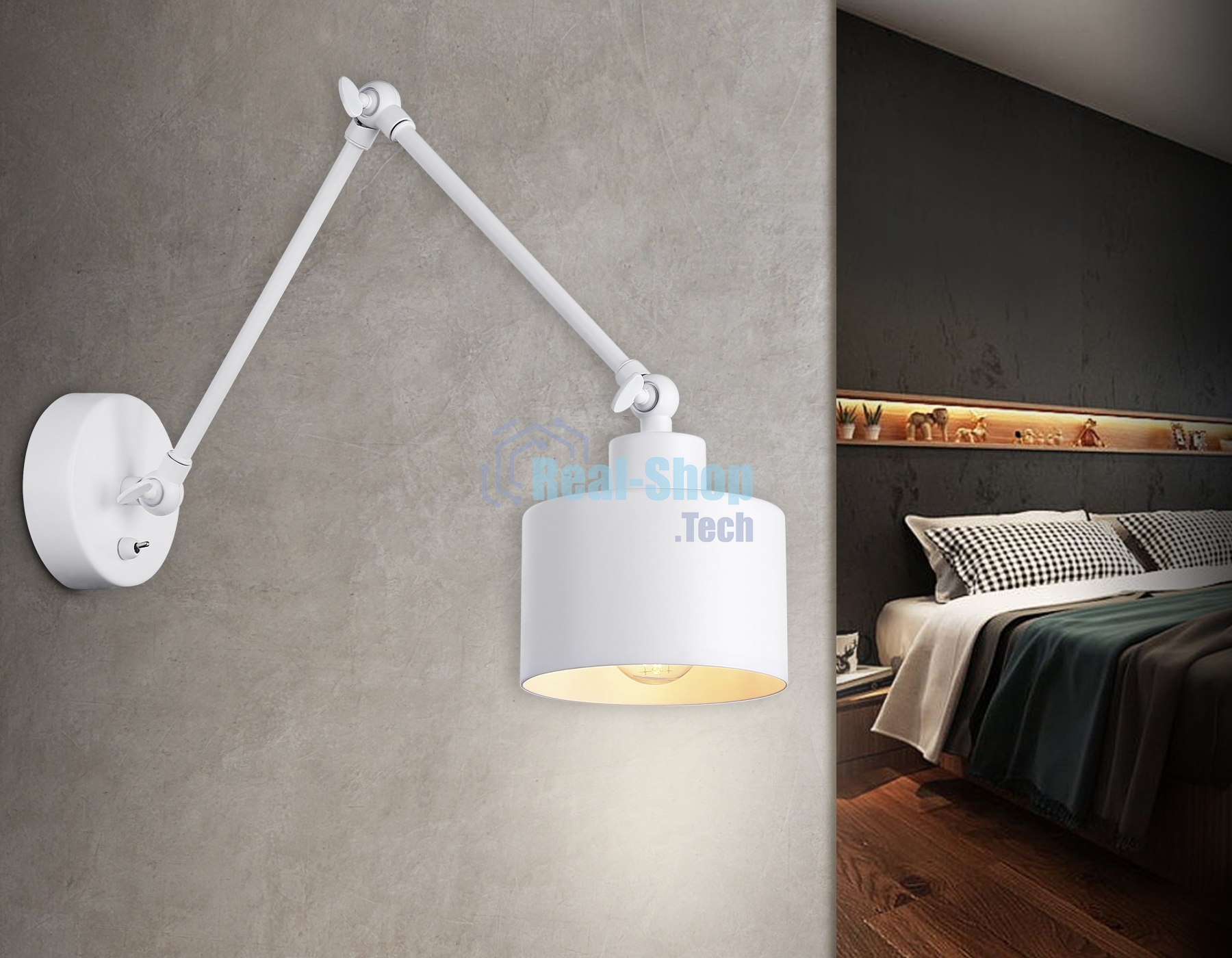 Светильник Ambrella light TR8146 WH белый E27 max 40W 340*120*490