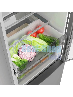 Холодильник Haier CEF530CSRG серебристый двухкамерный 207/91л морозилка снизу, No Frost