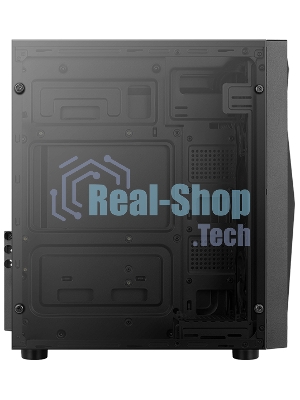 Компьютерный корпус Aerocool/Formula Glider Cosmo V1 без БП, ATX, боковое окно (закаленное стекло), черный