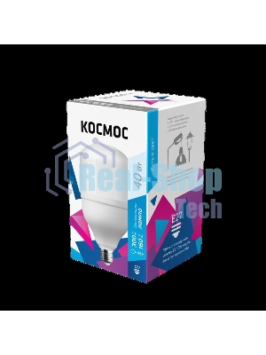 Лампа светодиодная HВтLED 40Вт 220В E27 4500К Космос LksmHWLED40WE2745