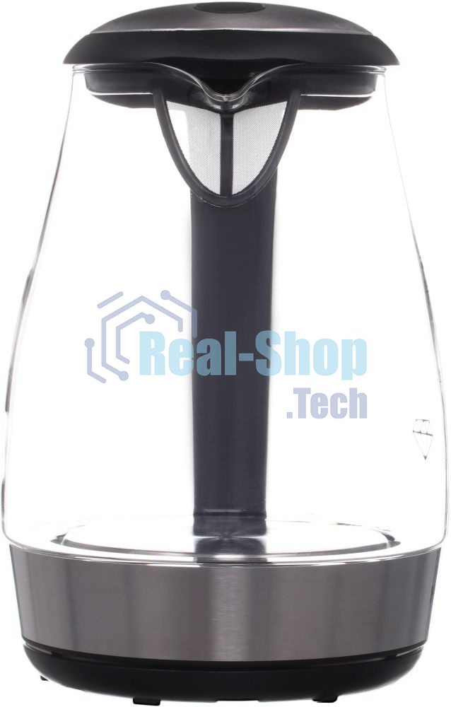 Чайник электрический Hyundai HYK-G2030 1.7л. 2200Вт черный (корпус: стекло)