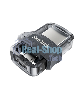 Флешка USB 64 Gb SanDisk Ultra Android Dual OTG, m3.0/USB 3.0, черный