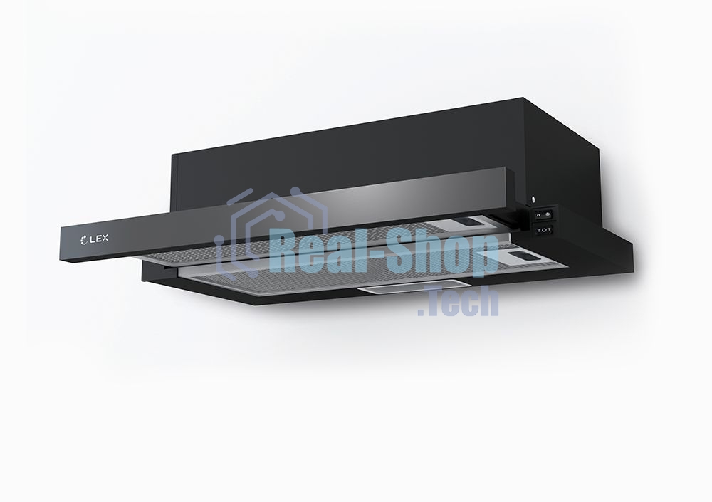 Вытяжка встраиваемая LEX Hubble G 600 черный, 60 см, 650 куб. м/ч, 48 дБ