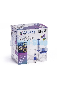 Блендер погружной Galaxy Line GL 2129, синий с серебристым, 900 Вт, 2 скорости и режим 