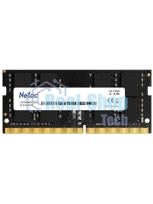 Оперативная память NETAC Basic, DDR4, 4GB (1x4GB), 2666MHz, CL19, SO-DIMM