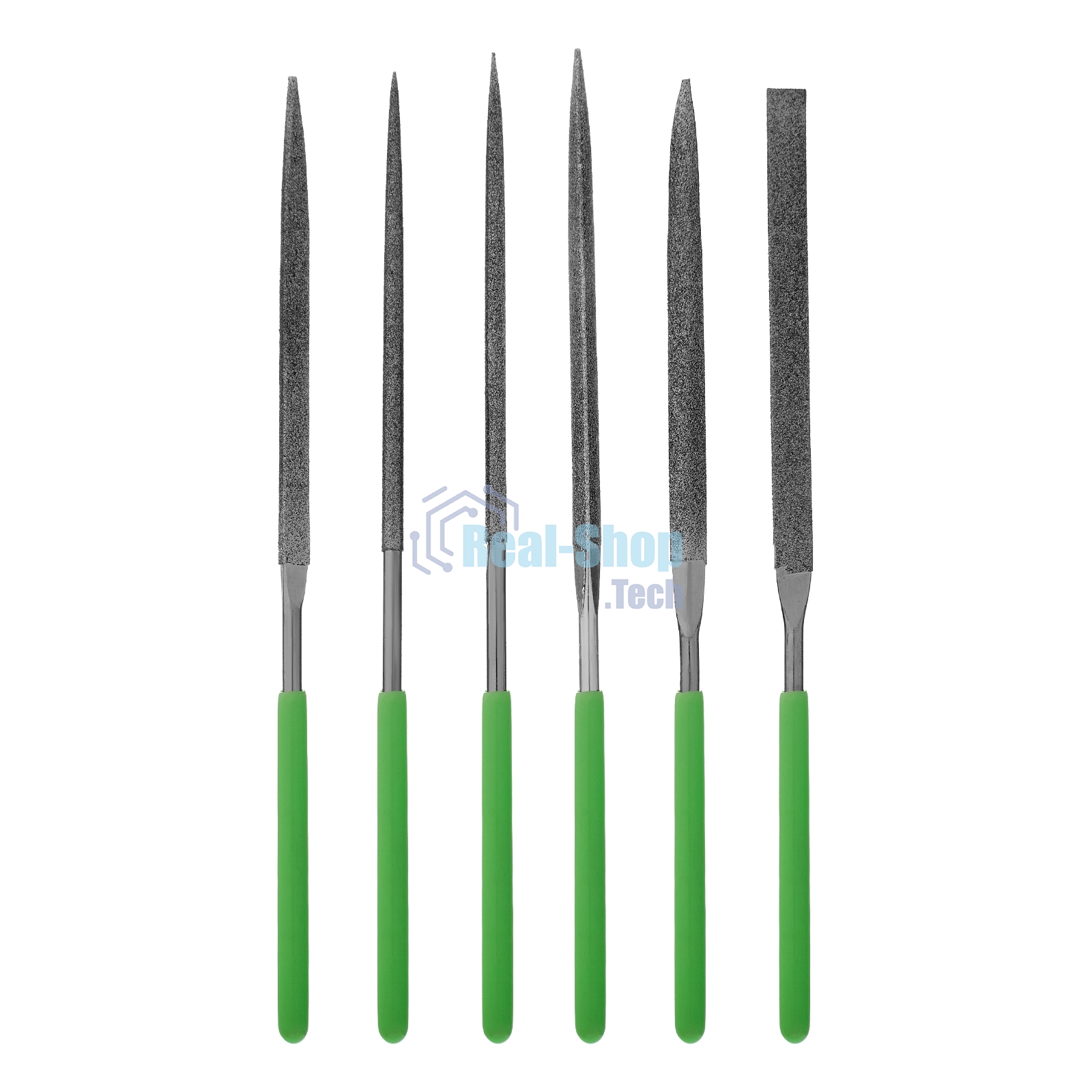 Набор надфилей алмазных Сибртех, 140х70х3, 6 шт.