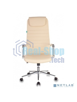 Кресло Бюрократ KB-9N/ECO/OR-12 бежевый, экокожа