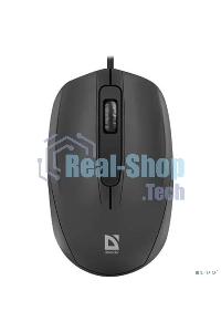 Мышь проводная Defender Alpha MB-507 черный, 1000 dpi, USB, кнопки - 3