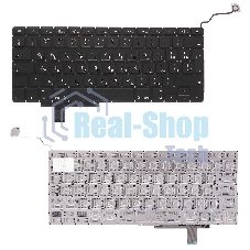 Клавиатура для ноутбука Macbook A1297 черная, большой Enter