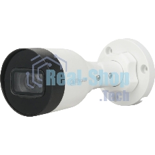 Уличная цилиндрическая IP-видеокамера Dahua DH-IPC-HFW1230S1P-0280B-S6 2Мп, 1/2.8” CMOS, объектив 2.8мм, детектор человка, ИК-подсветка до 30м, IP67, корпус: металл, пластик