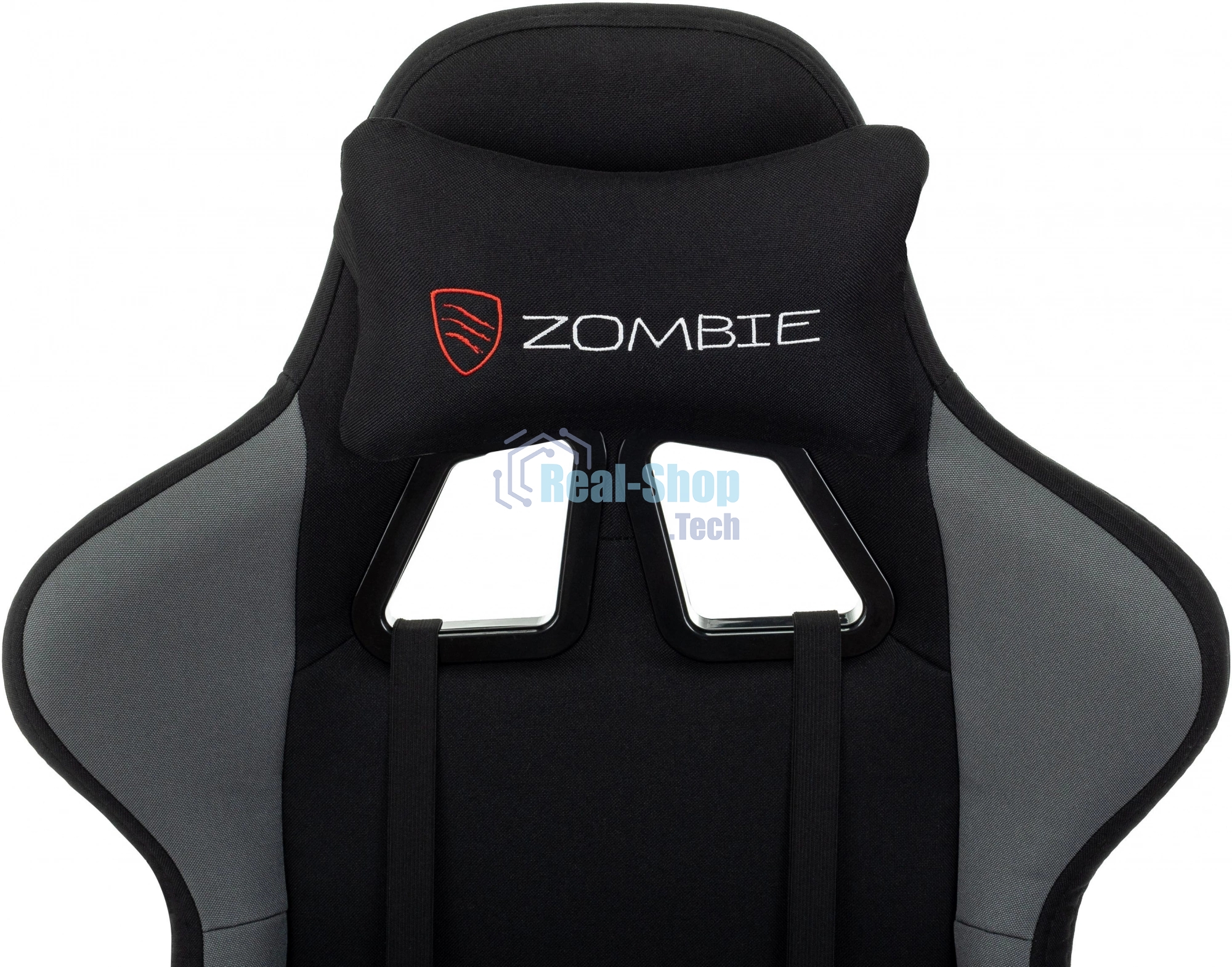 Кресло игровое Zombie Weaver черный/серый