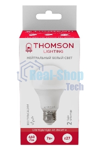 Лампа светодиодная Hiper TH-B2002 THOMSON LED A60 7W 660Lm E27 4000K