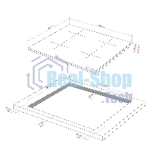Варочная поверхность Kuppersberg/ Варочная поверхность Kuppersberg, индукция, High-Tech, 9 уровней мощности, inverter, таймер, пауза, Booster, автоматическое отключение, слайдерное управление, поддержание тепла, черный