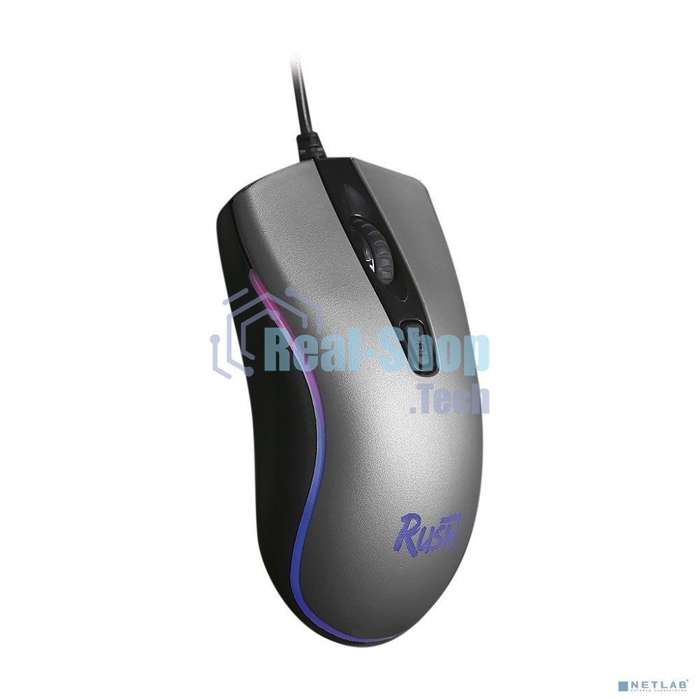 Мышь проводная игровая Smartbuy RUSH Phantom металл SBM-713G-G