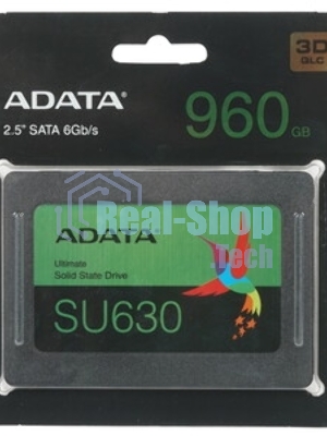 Накопитель SSD ADATA SU630, 960Gb, SATA III, 2.5