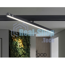 Светильник трековый светодиодный GL4206 BK черный IP20 24W 4200K 48V 605*22*45