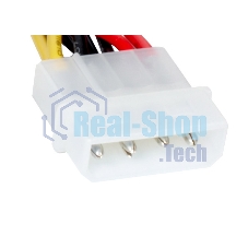 Кабель питания 2xSATA (от разъема Molex (IDE) блока питания), 15 см ExeGate