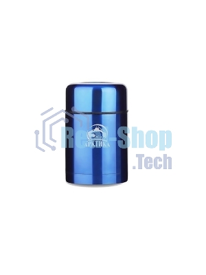 Термос Арктика 302-750 синий, широкое горло 0,75 л для супа и еды, холод/тепло 18 ч