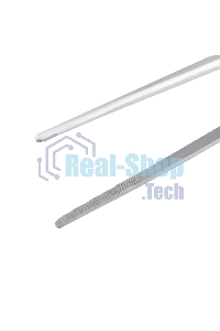 Пинцет прямой рифленый 200 мм ПРОФИ