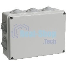 Коробка распаячная ОП 190х140х70 IP44 КМ41243 RAL7035 ИЭК UKO11-190-140-070-K41-44