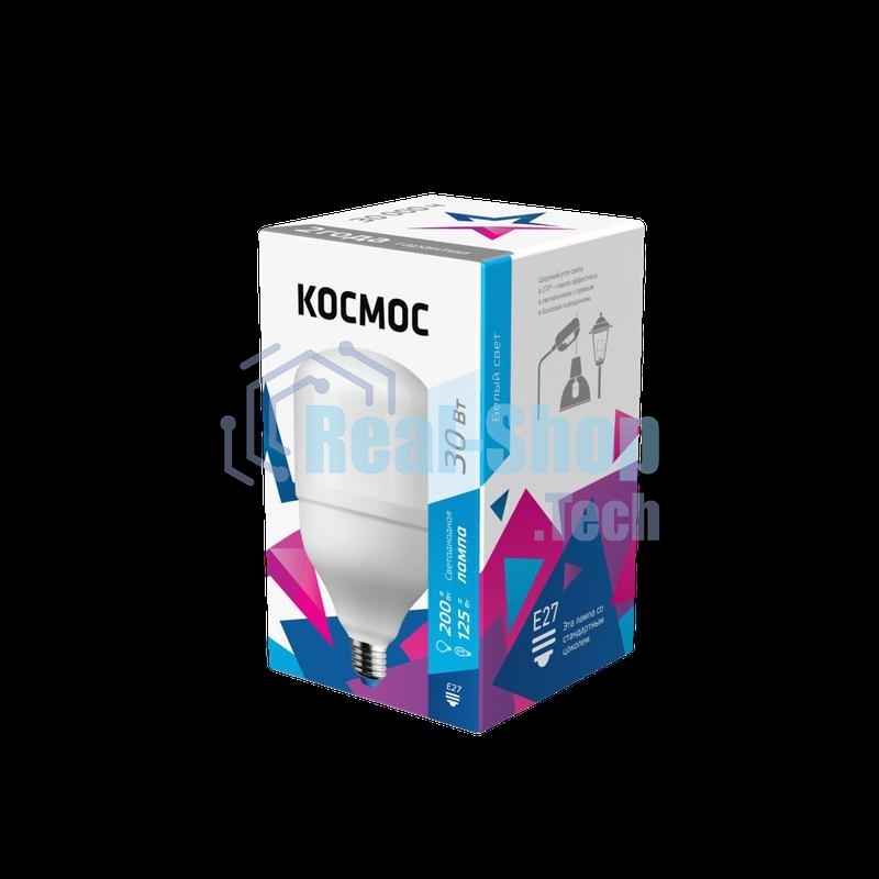 Лампа светодиодная Космос HВтLED 30Вт 220В E27 4500К