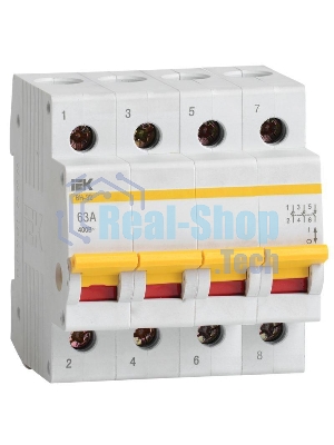 Выключатель нагрузки ВН-32 63А/4П ИЭК MNV10-4-063
