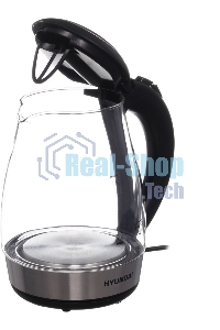 Чайник электрический Hyundai HYK-G2030 1.7л. 2200Вт черный (корпус: стекло)