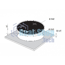 Газовая варочная панель Maunfeld EGHG.43.23CB\G черный