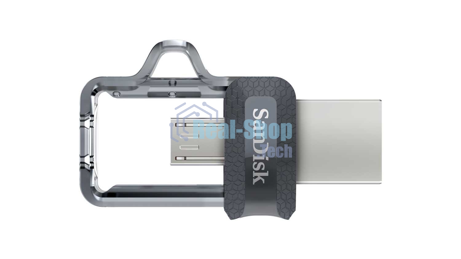 Флешка USB 64 Gb SanDisk Ultra Android Dual OTG, m3.0/USB 3.0, черный