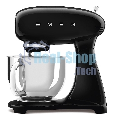 Планетарный миксер Smeg SMF03BLEU, черный (полностью окрашенный корпус)