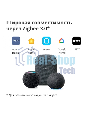 Выключатель умный Aqara Smart wall switch H1 ((with neutral, single rocker) WS-EUK03