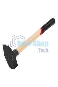 Молоток слесарный Matrix, 1000 г, квадратный боек, деревянная рукоятка