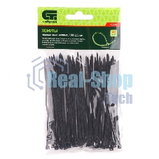 Хомуты Сибртех, 100 х 2,5 мм, пластиковые, черные, 100 шт. 45540